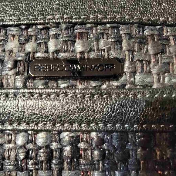 Rebecca Minkoff Mac Bombe Tweed Crossbody Shoulder Bag Designer Purse Rock Prof - Picture 4 of 6